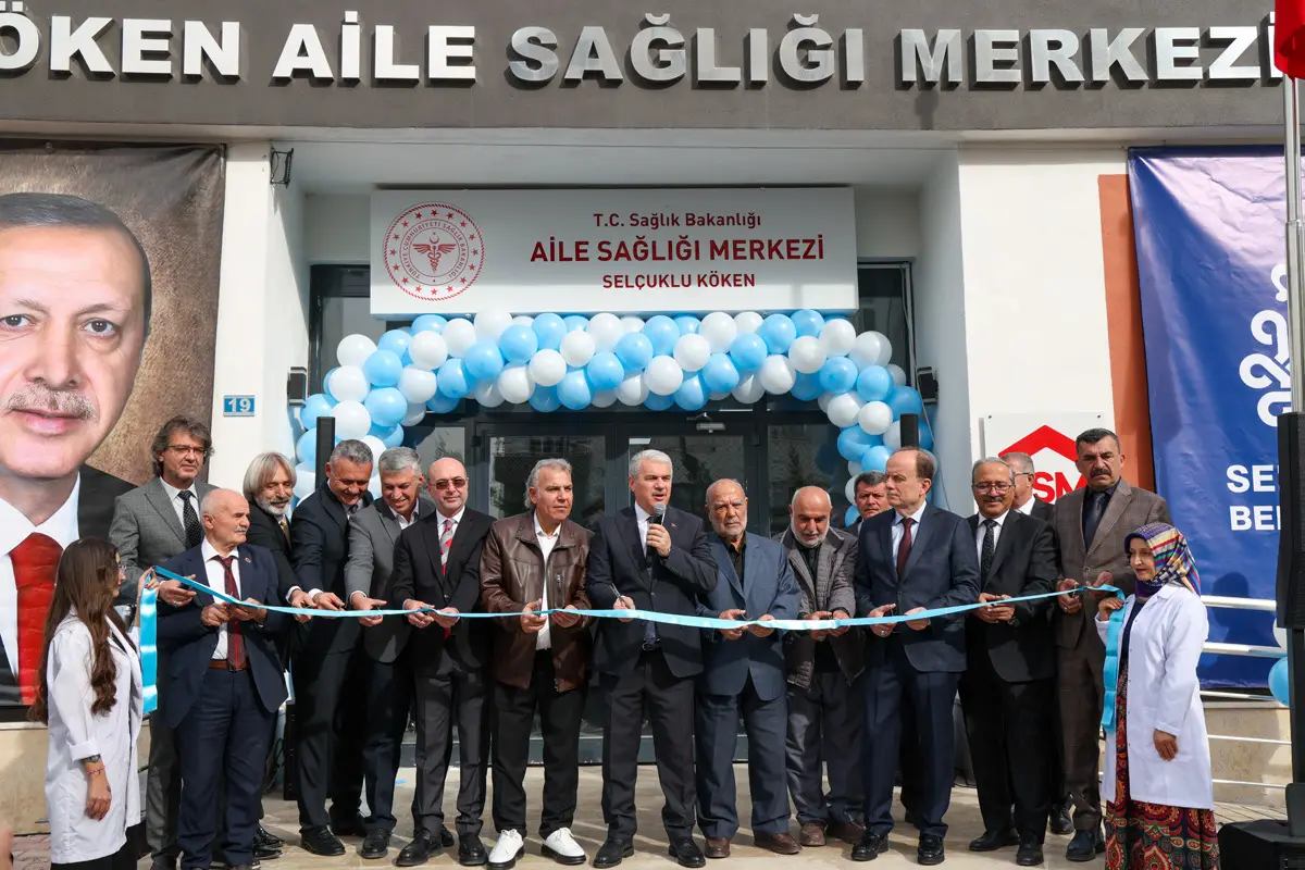 Selçuklu Köken Aile Sağlığı Merkezi açılış töreni protokol katılımı