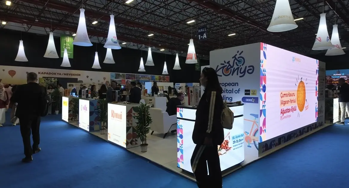Konya Büyükşehir Belediyesi GoKonya standı Uluslararası Antalya Turizm Fuarı ATF 2026