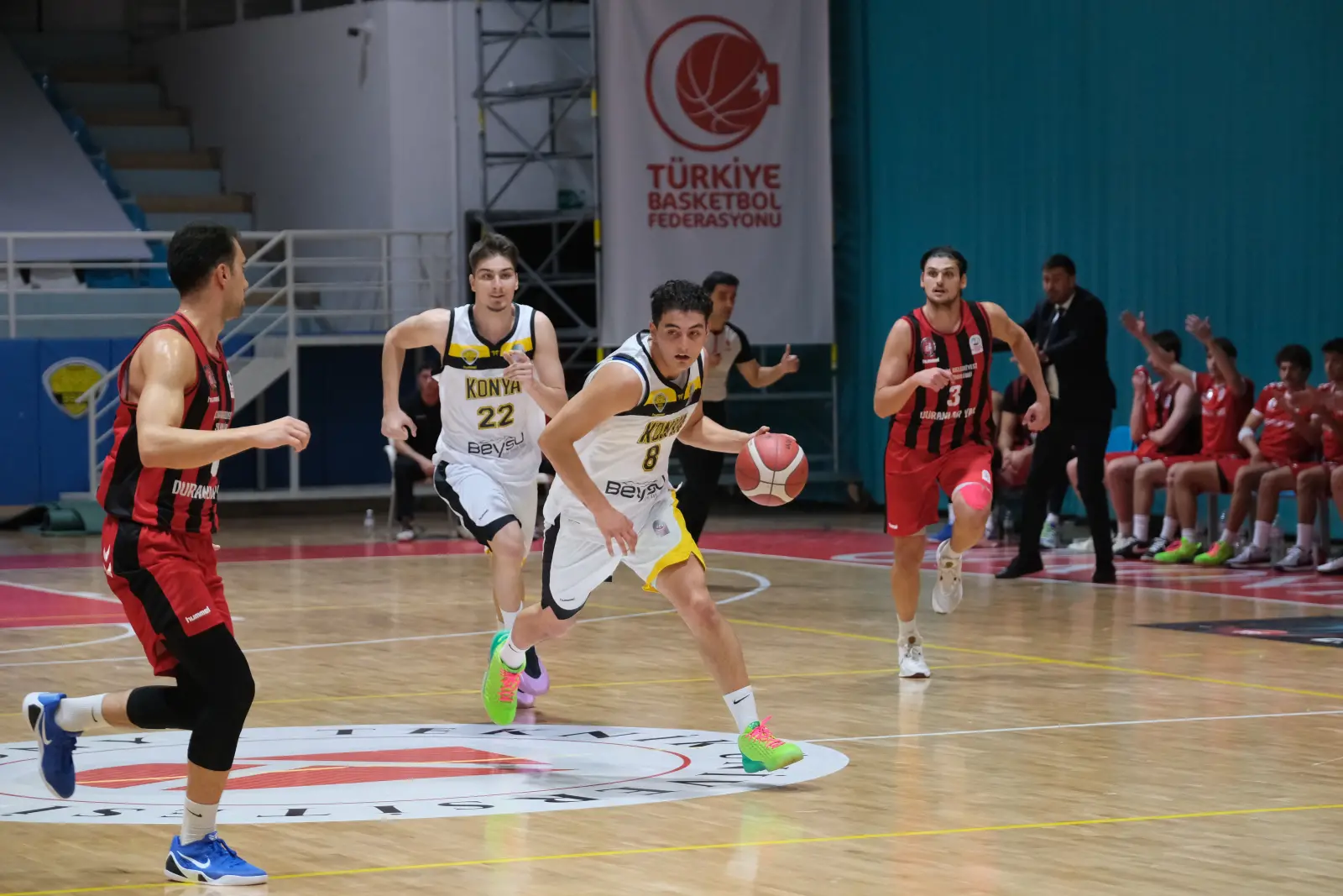Konya Büyükşehir Belediyespor Gelişim Spor Kulübü Çorum Belediye basketbol maçı galibiyeti