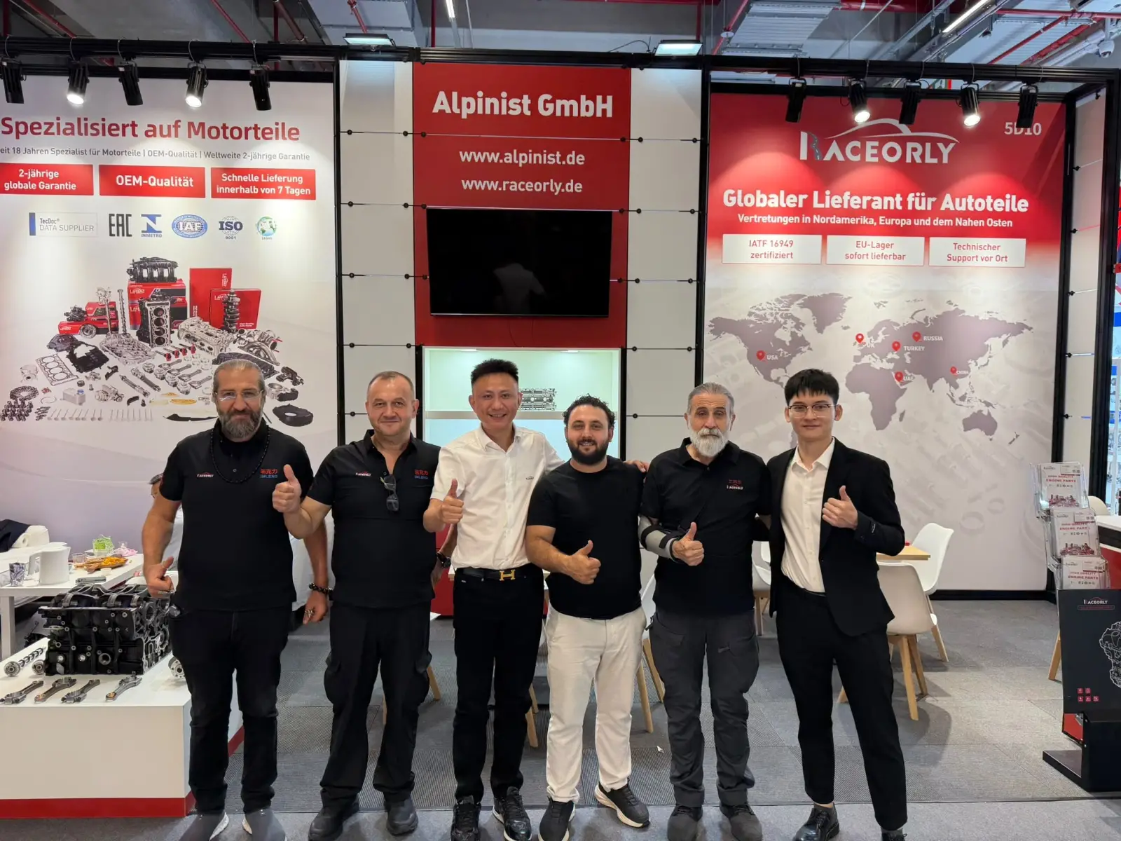 Medyavuz Reklam Automechanika Frankfurt 2026 stand tasarımı ve kurulum çalışmaları