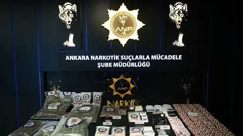 Ankara’da narkotik operasyonları: 32 tutuklama