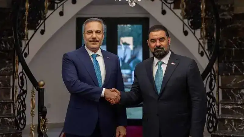 Dışişleri Bakanı Fidan, Irak Temsilciler Meclisi Başkanı Halbusi ile görüştü