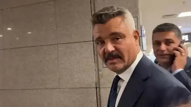 Saadettin Saran adliyeye geldi