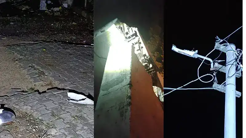 Kozan’da yıldırım düştü; elektrik direği ve bina zarar gördü, araçlarda hasar oluştu
