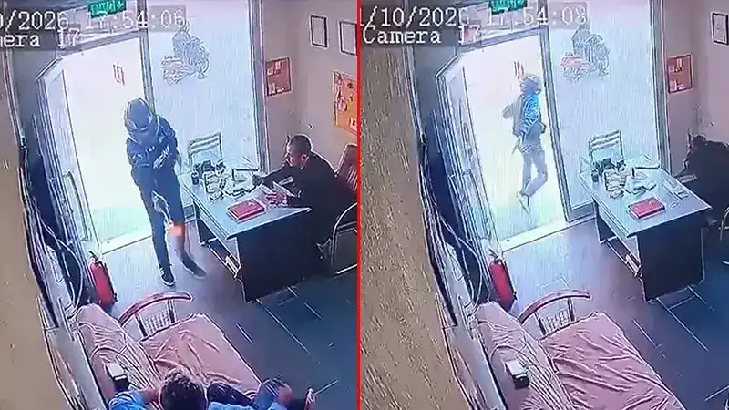 Akaryakıt istasyonundaki silahlı saldırının görüntüleri ortaya çıktı