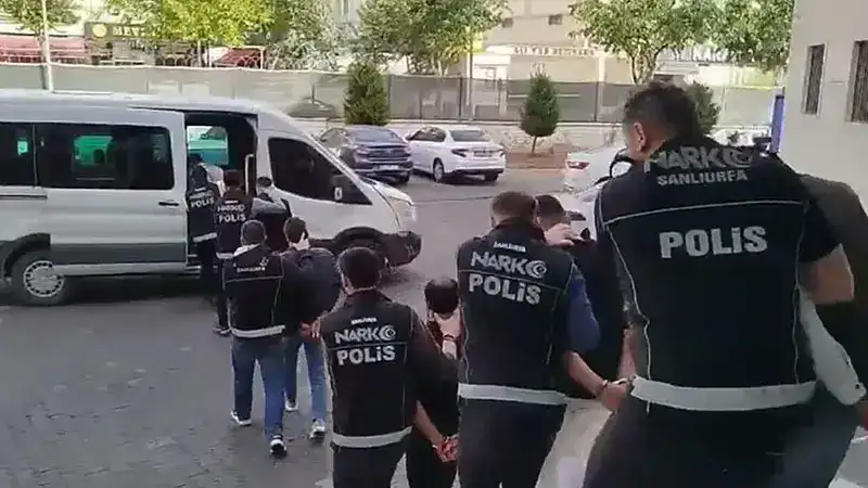 Şanlıurfa’da uyuşturucu operasyonuna 13 tutuklama