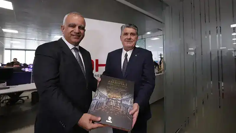 Beşiktaş Kulübü Başkanı Serdar Adalı, 'na ziyarette bulundu