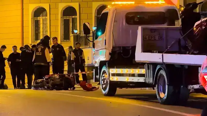 Beykoz’da direğe çarpan motosikletin sürücüsü hayatını kaybetti