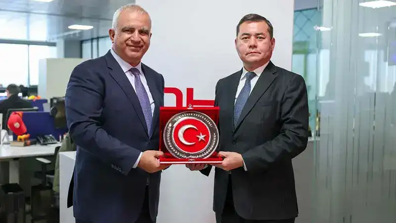 Kazakistan Başkonsolosu Sary’dan DHA’ya ziyaret