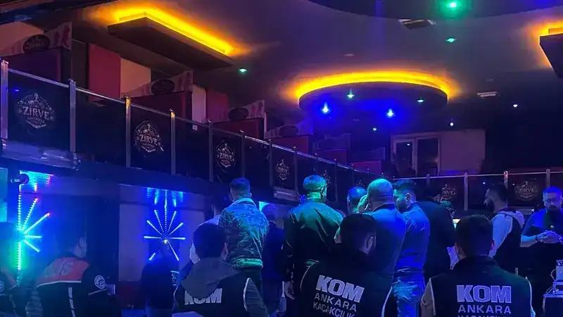 Polatlı’da eğlence mekanlarına denetim: 68 gözaltı