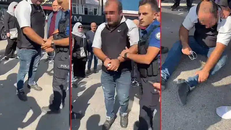 2 kız çocuğunun etek altı görüntülerini çektiği iddia edilen şüpheli, vatandaşlar tarafından yakalandı