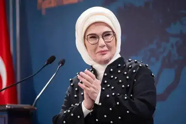 Emine Erdoğan: Gazze'de 3 yıldır bir halkın kökleri sökülmeye çalışılıyor