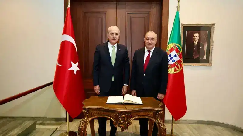 TBMM Başkanı Kurtulmuş, Lizbon Büyükelçiliği’ni ziyaret etti