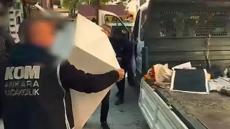 Ankara'da kaçak elektronik sigara ve tütün operasyonu: 9 gözaltı
