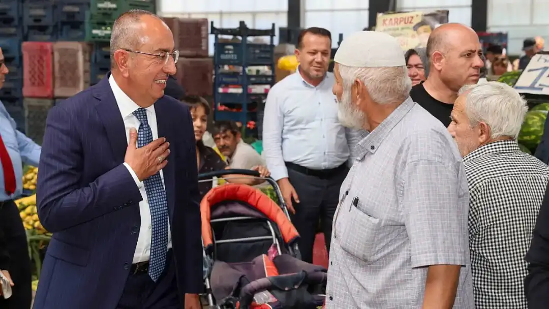 Meram Uzunharmanlar kapalı pazarı yeni yüzüyle hizmete girdi