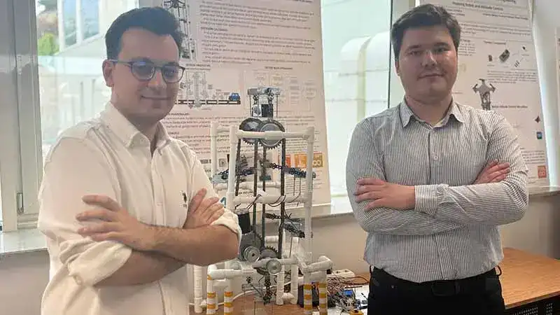 Başkent Üniversitesi öğrencilerinden dikey döner otopark projesi