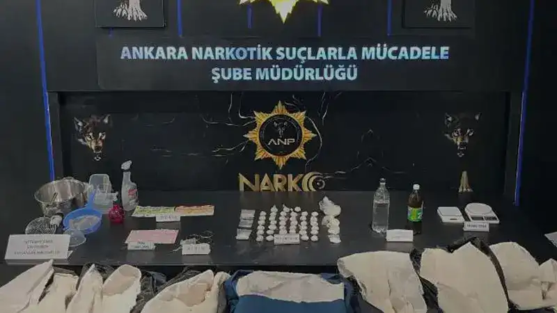 Ankara'da uyuşturucu operasyonu: 3 gözaltı