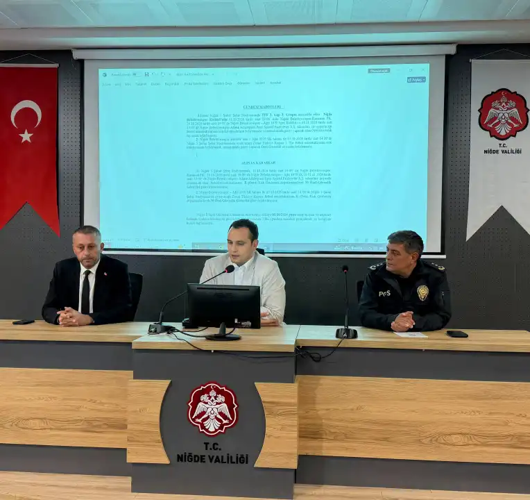 Niğde'de spor güvenliği ele alındı