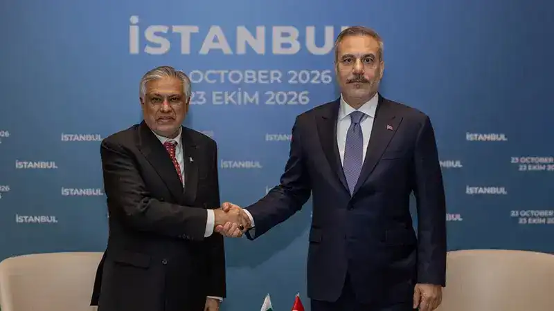Bakan Fidan, Pakistan Dışişleri Bakanı Ishaq Dar ile bir araya geldi