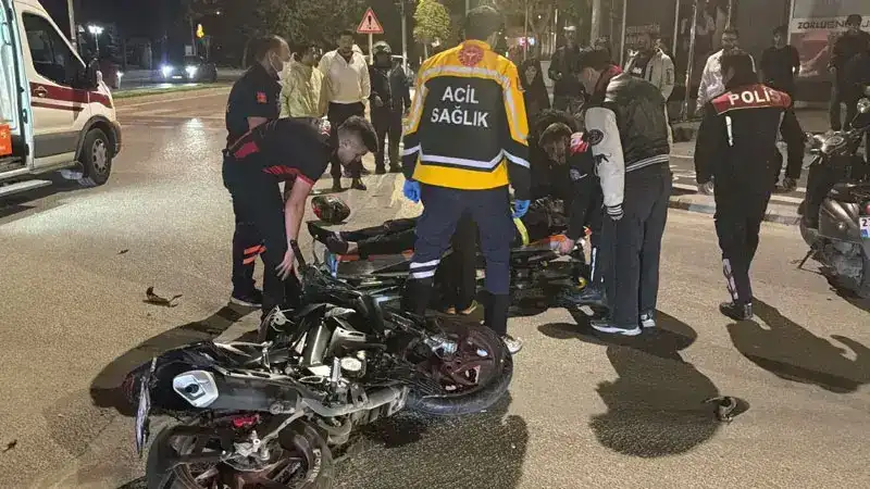 Eskişehir’de 2 motosiklet çarpıştı: 2 ağır yaralı