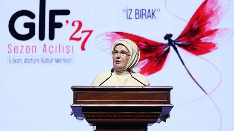 Emine Erdoğan, TÜRGEV bünyesinde faaliyet gösteren GİF'in 2027 sezon açılışında konuştu