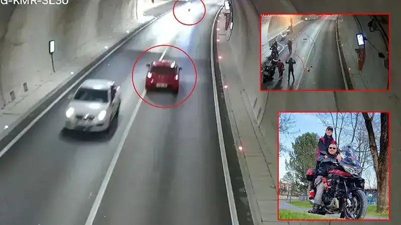 Eşinin öldüğü, oğlunun yaralandığı kazaya tanık olunca sinir krizi geçirdi