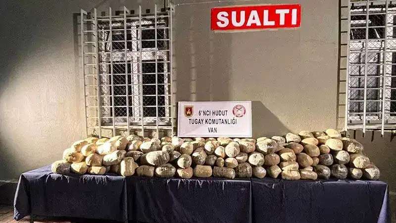 MSB: Van'da 412 kilo uyuşturucu ele geçirdi