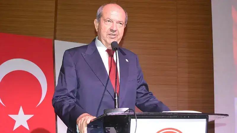 Ersin Tatar: Kıbrıs'ta bir anlaşma olacaksa bunun iki devlet temelinde olması gerekir