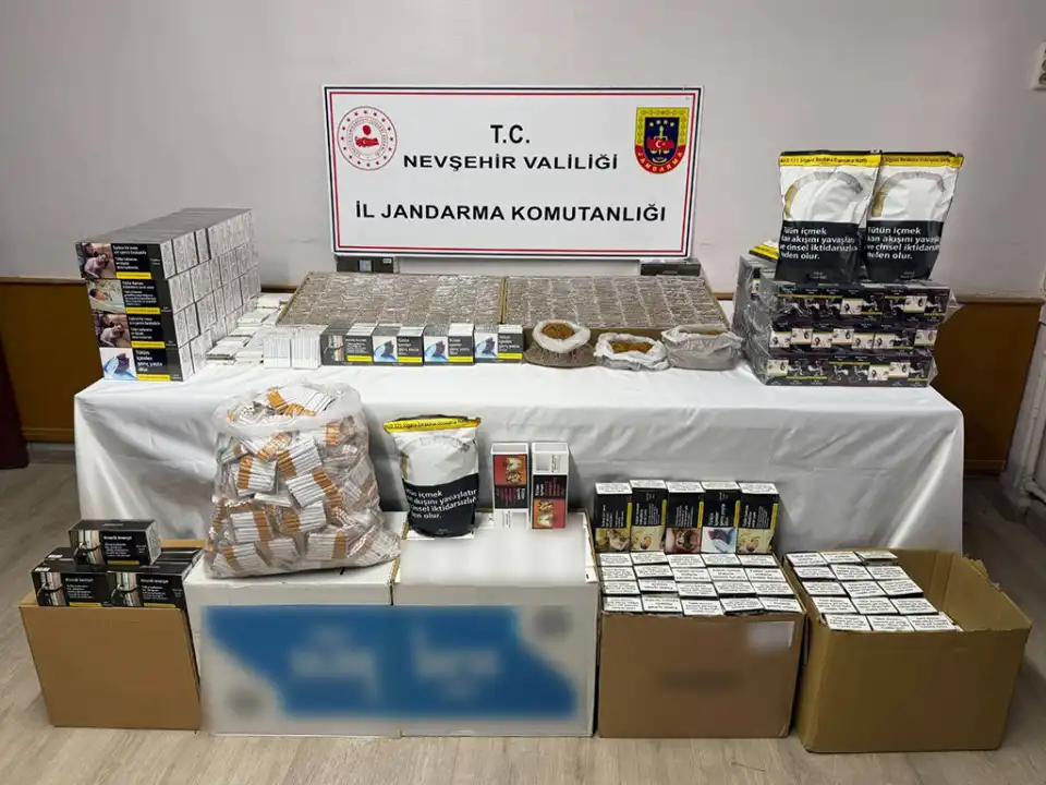 Nevşehir’de kaçak tütün operasyonu
