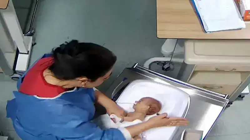 Bebeğe şiddet uygulayan hemşirenin davasında, mütalaa için dosya başsavcılığa gönderildi