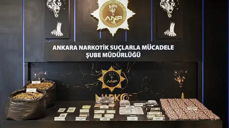 Ankara’da narkotik operasyonları: 43 tutuklama